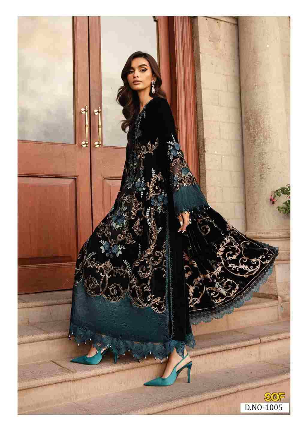 Asim Jofa By Shree Om Fab 1001 To 1006 Series Designer Pakistani Suits Beautiful Fancy Stylish Colorful Party Wear & Occasional Wear Pure Cotton With Embroidery Dresses At Wholesale Price