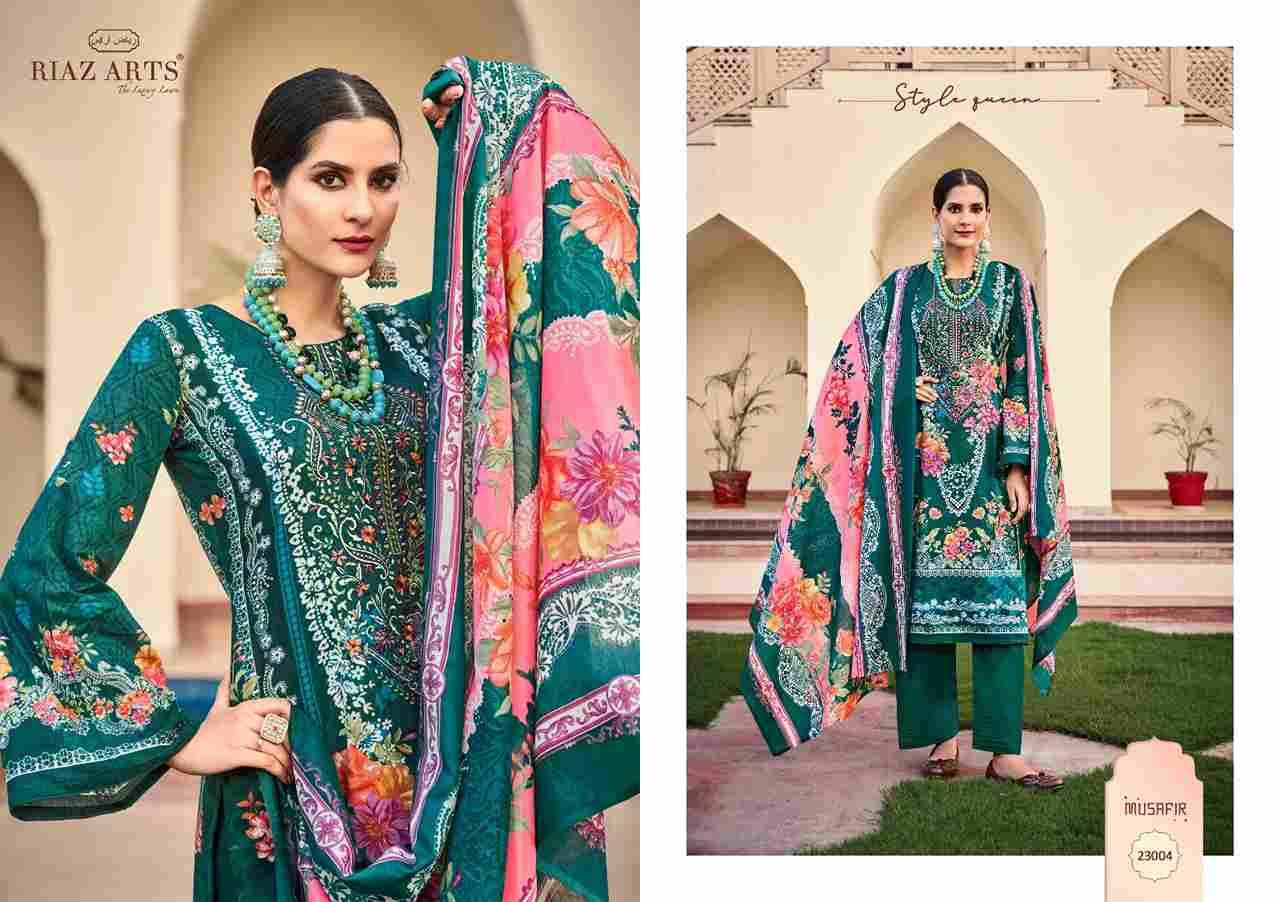 Musafir Vol-15 By Riaz Arts 23001 To 23008 Series Wholesale Designer Pakistani Suits Collection Beautiful Stylish Fancy Colorful Party Wear & Occasional Wear Pure Lawn Print With Embroidered Dresses At Wholesale Price