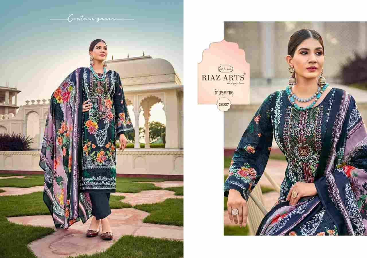 Musafir Vol-15 By Riaz Arts 23001 To 23008 Series Wholesale Designer Pakistani Suits Collection Beautiful Stylish Fancy Colorful Party Wear & Occasional Wear Pure Lawn Print With Embroidered Dresses At Wholesale Price