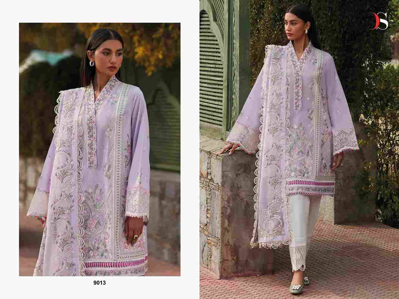 Elan Lawn-25 By Deepsy Suits 9011 To 9016 Series Designer Pakistani Suits Beautiful Stylish Fancy Colorful Party Wear & Occasional Wear Pure Cotton Embroidered Dresses At Wholesale Price