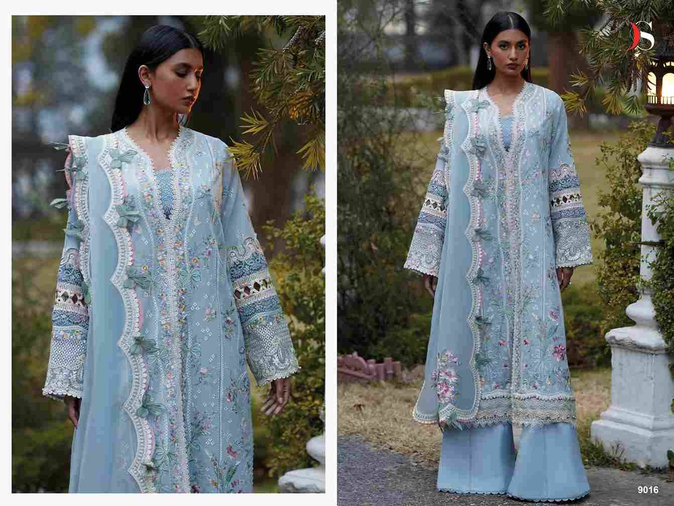 Elan Lawn-25 By Deepsy Suits 9011 To 9016 Series Designer Pakistani Suits Beautiful Stylish Fancy Colorful Party Wear & Occasional Wear Pure Cotton Embroidered Dresses At Wholesale Price