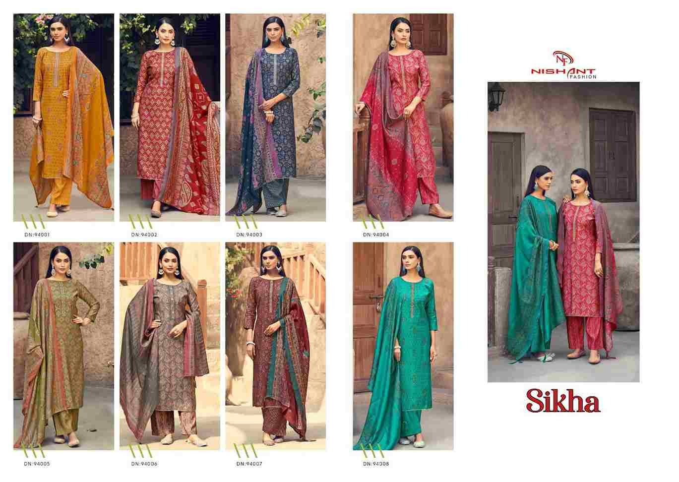 Sikha By Nishant Fashion 94001 To 94008 Series Beautiful Festive Suits Stylish Fancy Colorful Party Wear & Occasional Wear Modal Silk Dresses At Wholesale Price