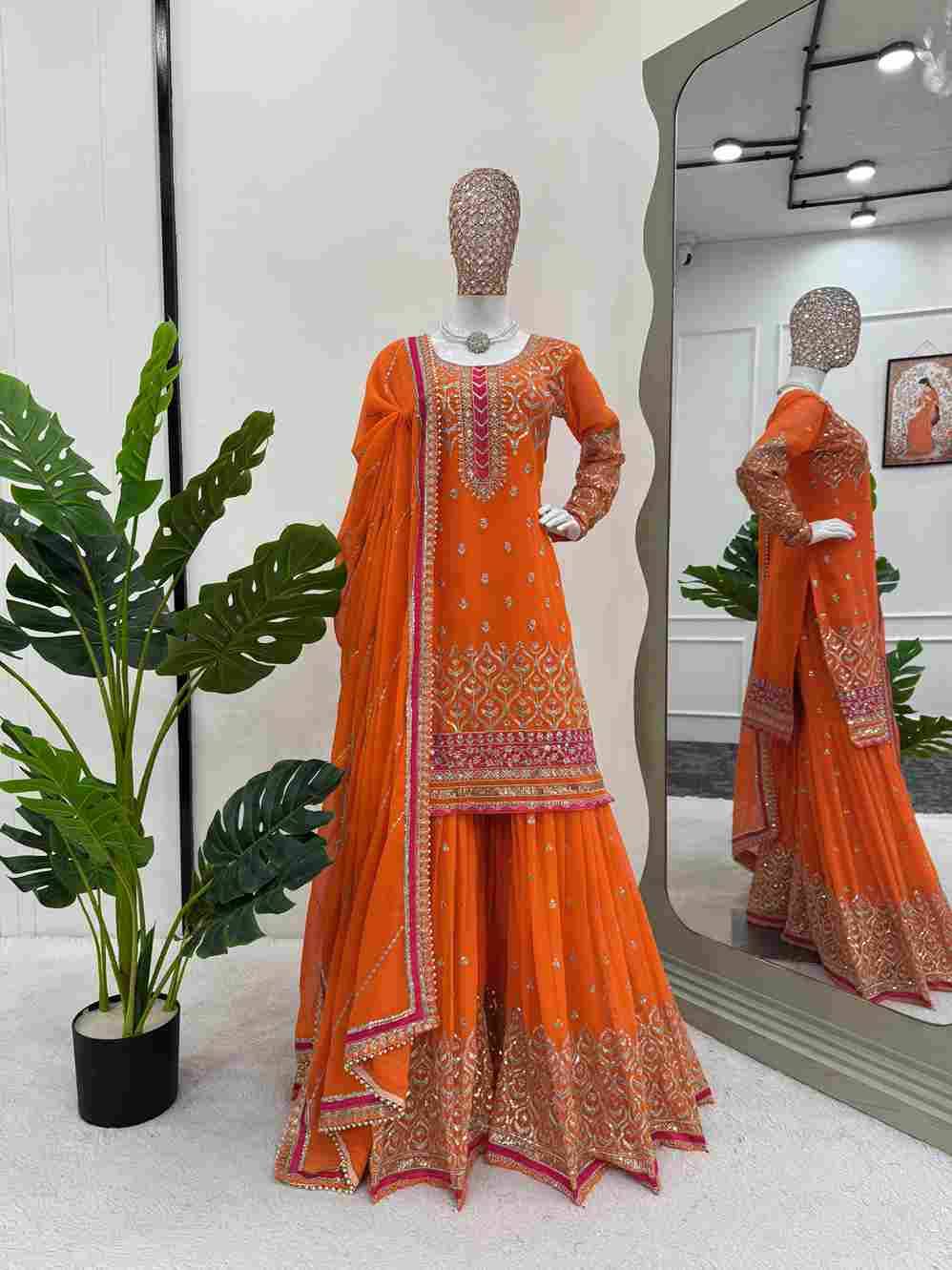 5820 By Fashid Wholesale Beautiful Festive Suits Colorful Stylish Fancy Casual Wear & Ethnic Wear Faux Georgette Dresses At Wholesale Price