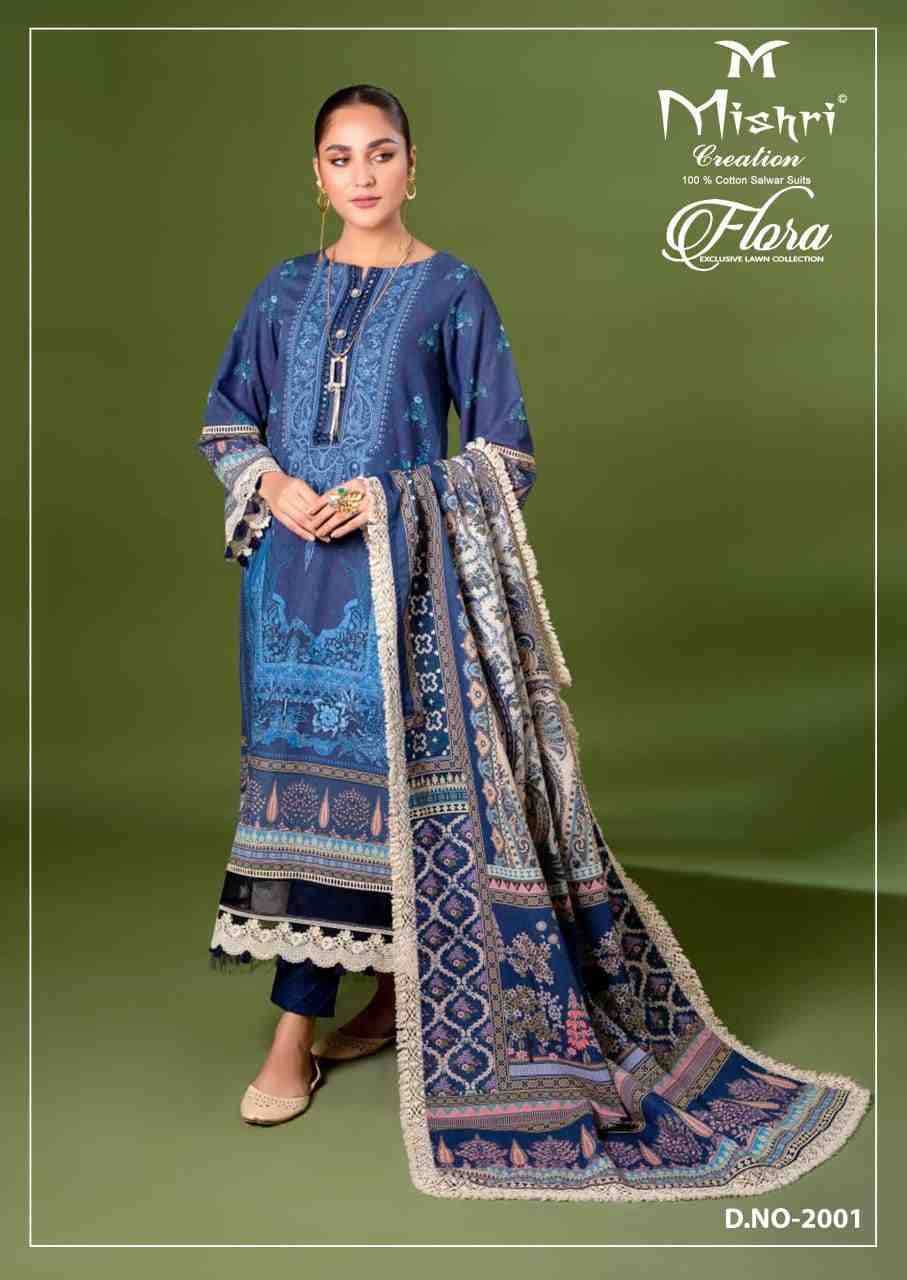 Flora Vol-2 By Mishri 2001 To 2006 Series Beautiful Suits Stylish Colorful Fancy Casual Wear & Ethnic Wear Lawn Cotton Print Dresses At Wholesale Price