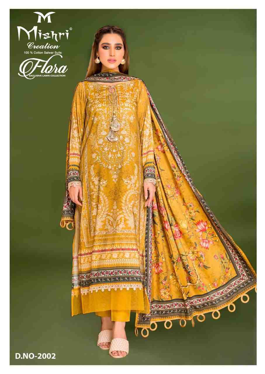 Flora Vol-2 By Mishri 2001 To 2006 Series Beautiful Suits Stylish Colorful Fancy Casual Wear & Ethnic Wear Lawn Cotton Print Dresses At Wholesale Price