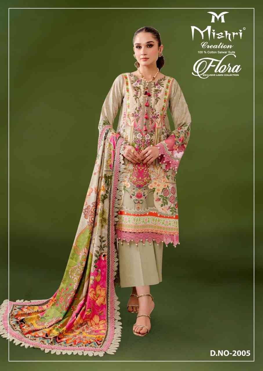 Flora Vol-2 By Mishri 2001 To 2006 Series Beautiful Suits Stylish Colorful Fancy Casual Wear & Ethnic Wear Lawn Cotton Print Dresses At Wholesale Price