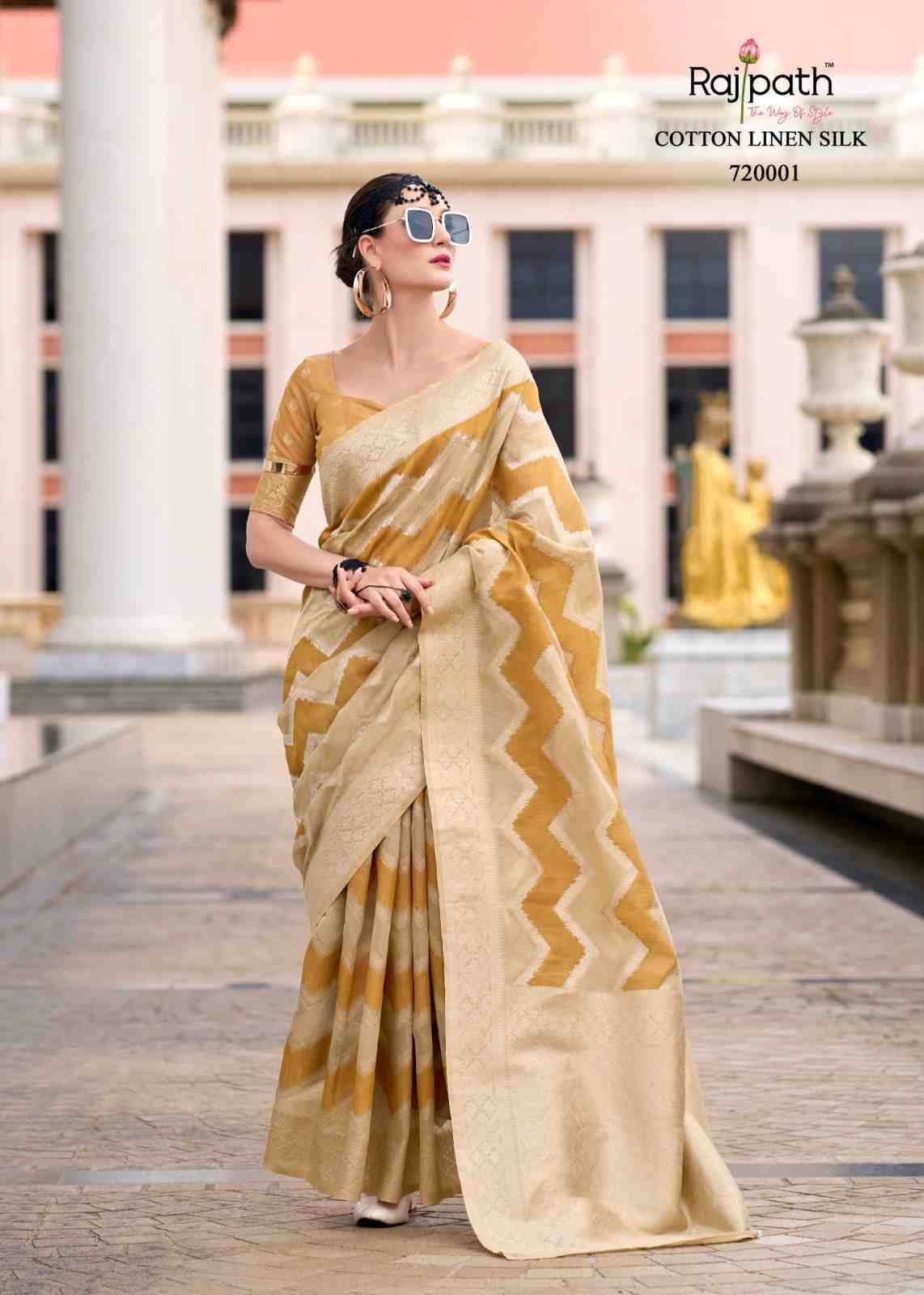 Renault By Rajpath 720001 To 720006 Series Indian Traditional Wear Collection Beautiful Stylish Fancy Colorful Party Wear & Occasional Wear Pure Cotton Silk Sarees At Wholesale Price