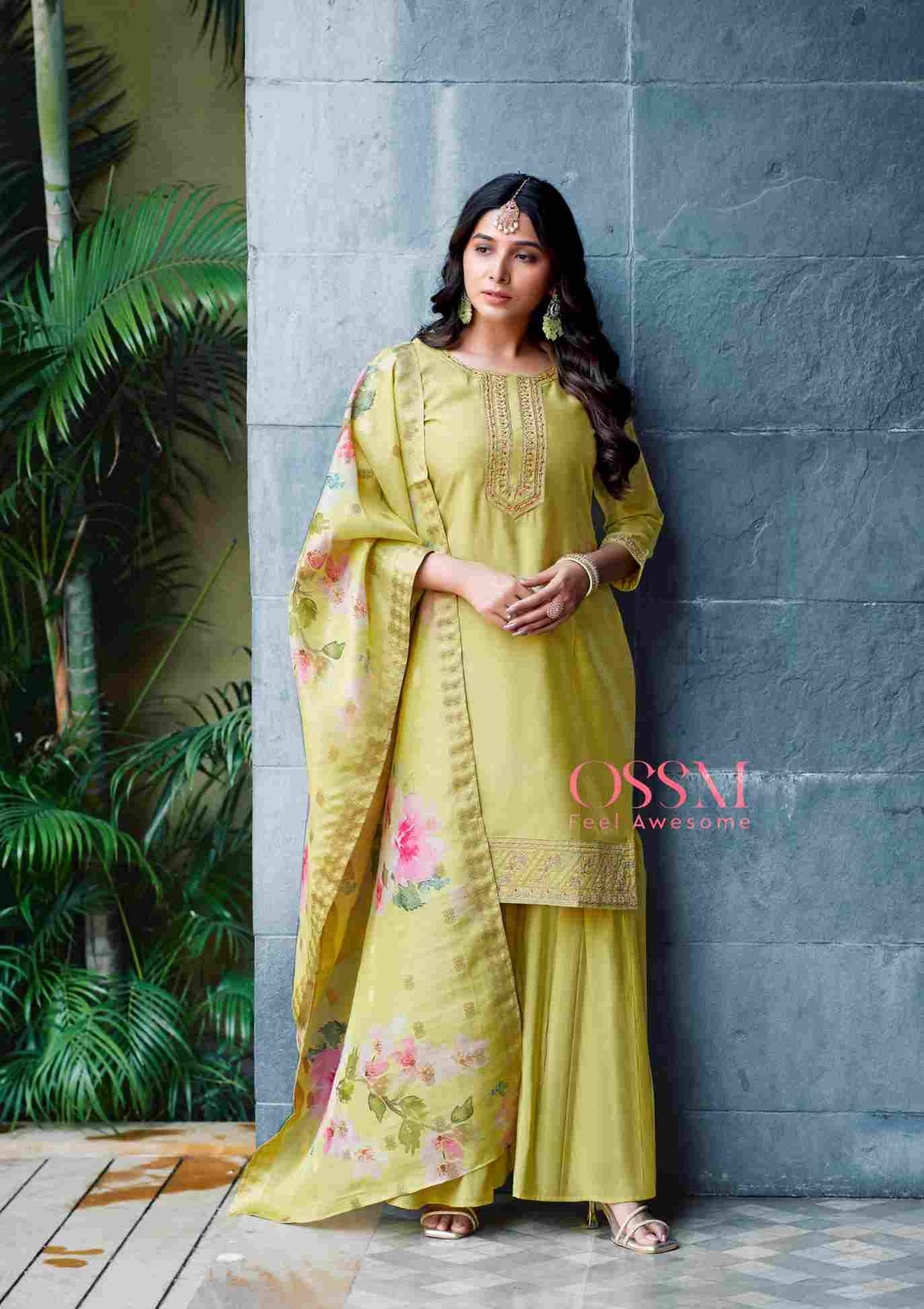 Mannat By Ossm 1001 To 1006 Series Beautiful Stylish Festive Suits Fancy Colorful Casual Wear & Ethnic Wear & Ready To Wear Pure Viscose Silk Dresses At Wholesale Price