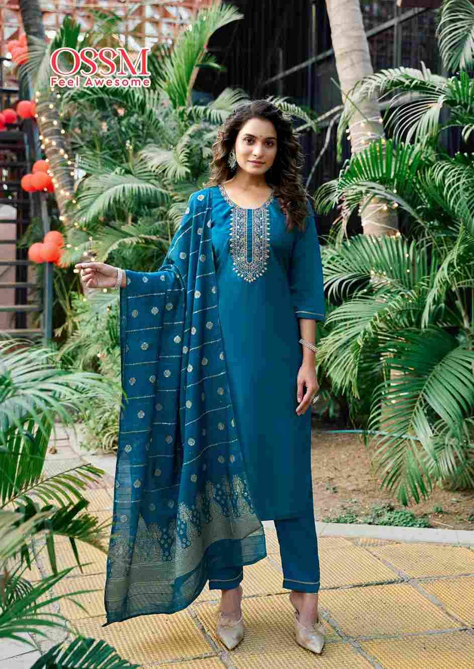 Nargis Vol-2 By Ossm 2001 To 2006 Series Festive Suits Beautiful Fancy Colorful Stylish Party Wear & Occasional Wear Viscose Roman Print Dresses At Wholesale Price