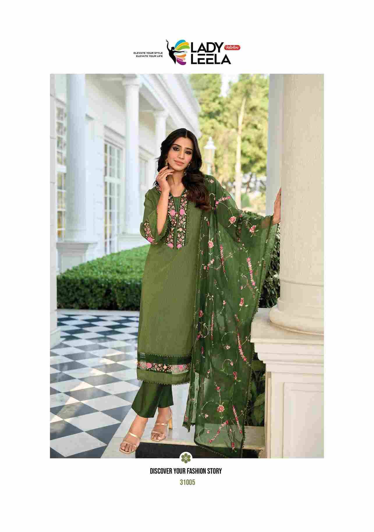 Aarfa By Lady Leela 31001 To 31006 Series Designer Festive Suits Collection Beautiful Stylish Fancy Colorful Party Wear & Occasional Wear Pure Viscose Silk Dresses At Wholesale Price