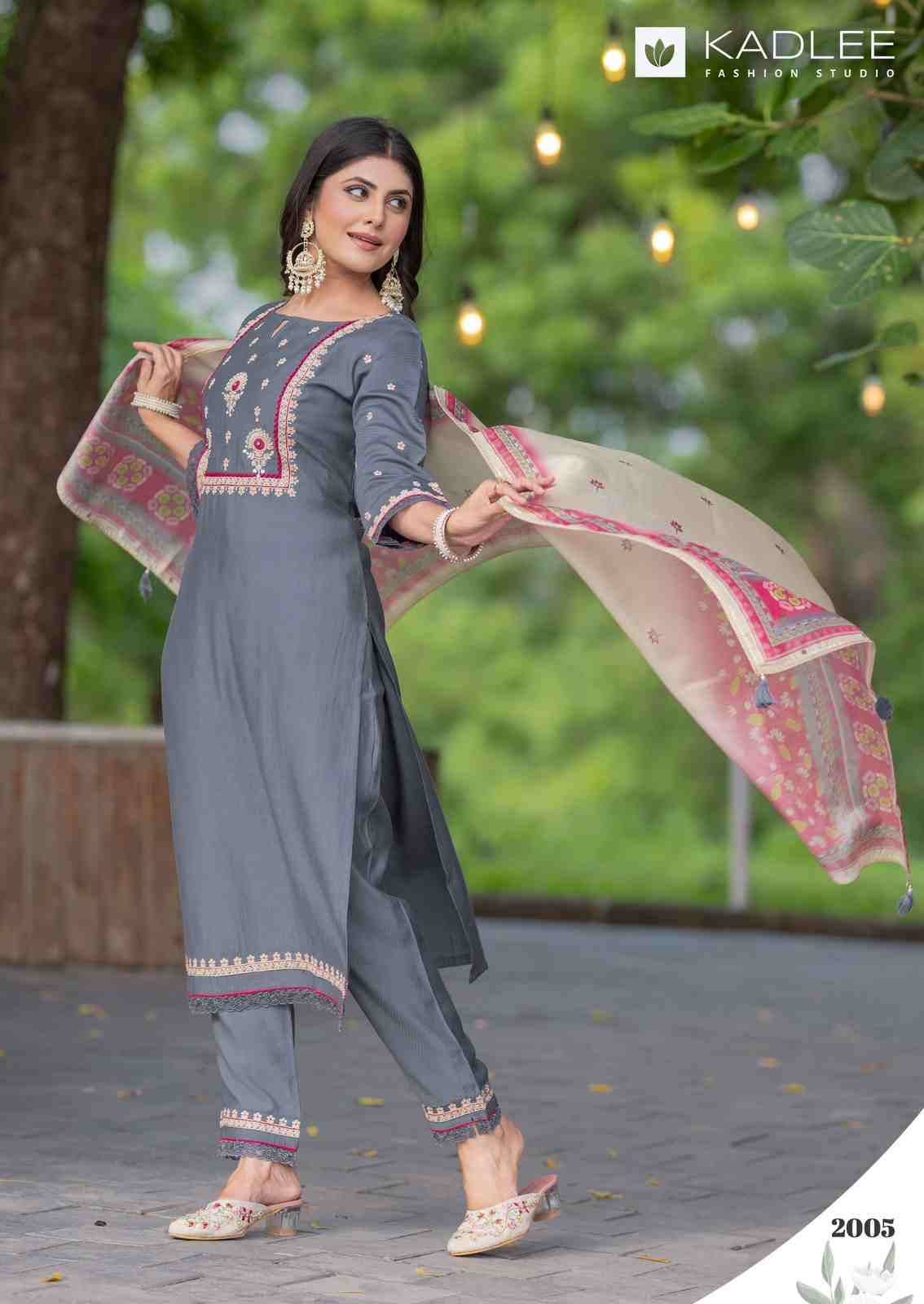 Nirvana By Kadlee 2001 To 2006 Series Beautiful Festive Suits Colorful Stylish Fancy Casual Wear & Ethnic Wear Viscose Print Dresses At Wholesale Price