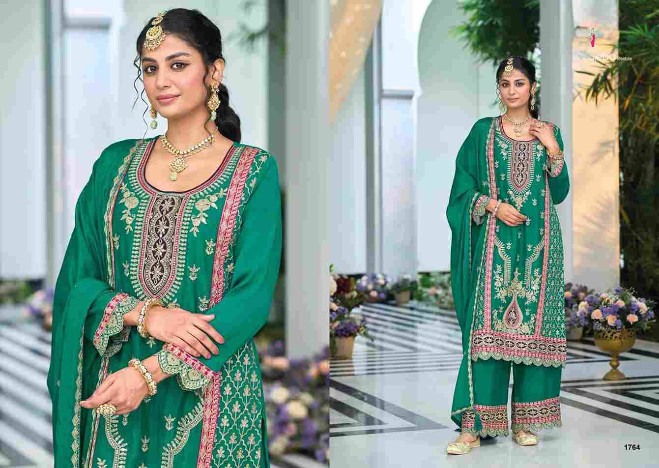 Zohra By Eba Lifestyle 1763 To 1765 Series Beautiful Festive Suits Colorful Stylish Fancy Casual Wear & Ethnic Wear Chinnon Embroidery Dresses At Wholesale Price