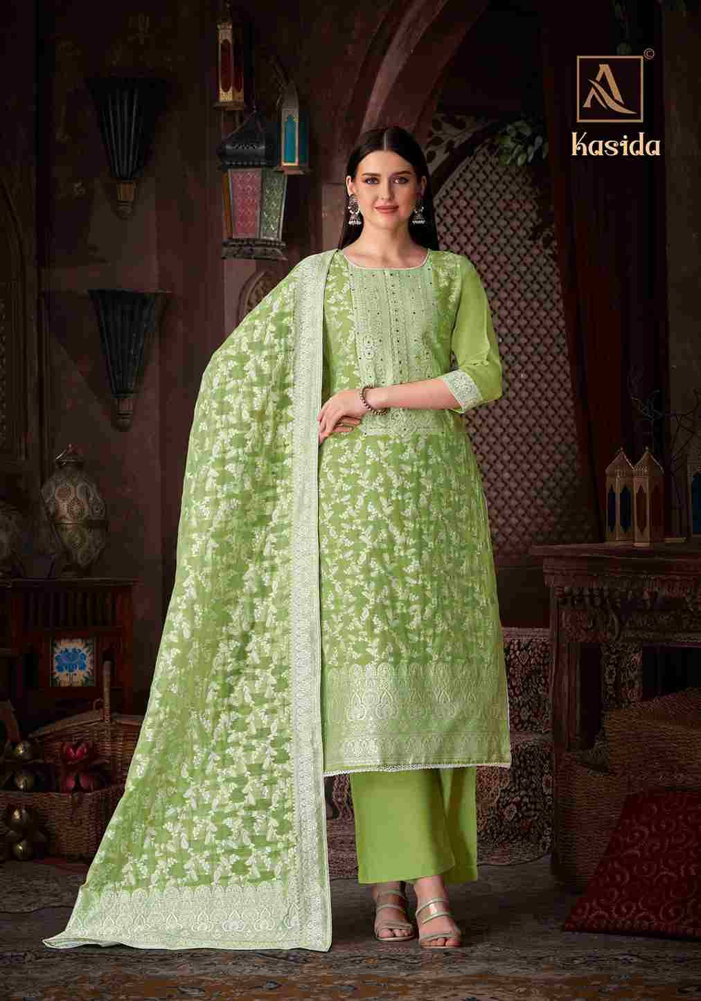 Kasida By Alok Suit 1731-001 To 1731-006 Series Beautiful Festive Suits Stylish Fancy Colorful Casual Wear & Ethnic Wear Pure Jacquard Print Dresses At Wholesale Price