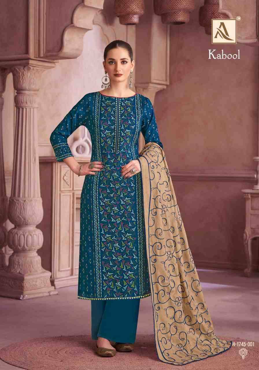 Kabool By Alok Suit 1745-001 To 1745-006 Series Beautiful Festive Suits Stylish Fancy Colorful Casual Wear & Ethnic Wear Pure Viscose Rayon Print Dresses At Wholesale Price