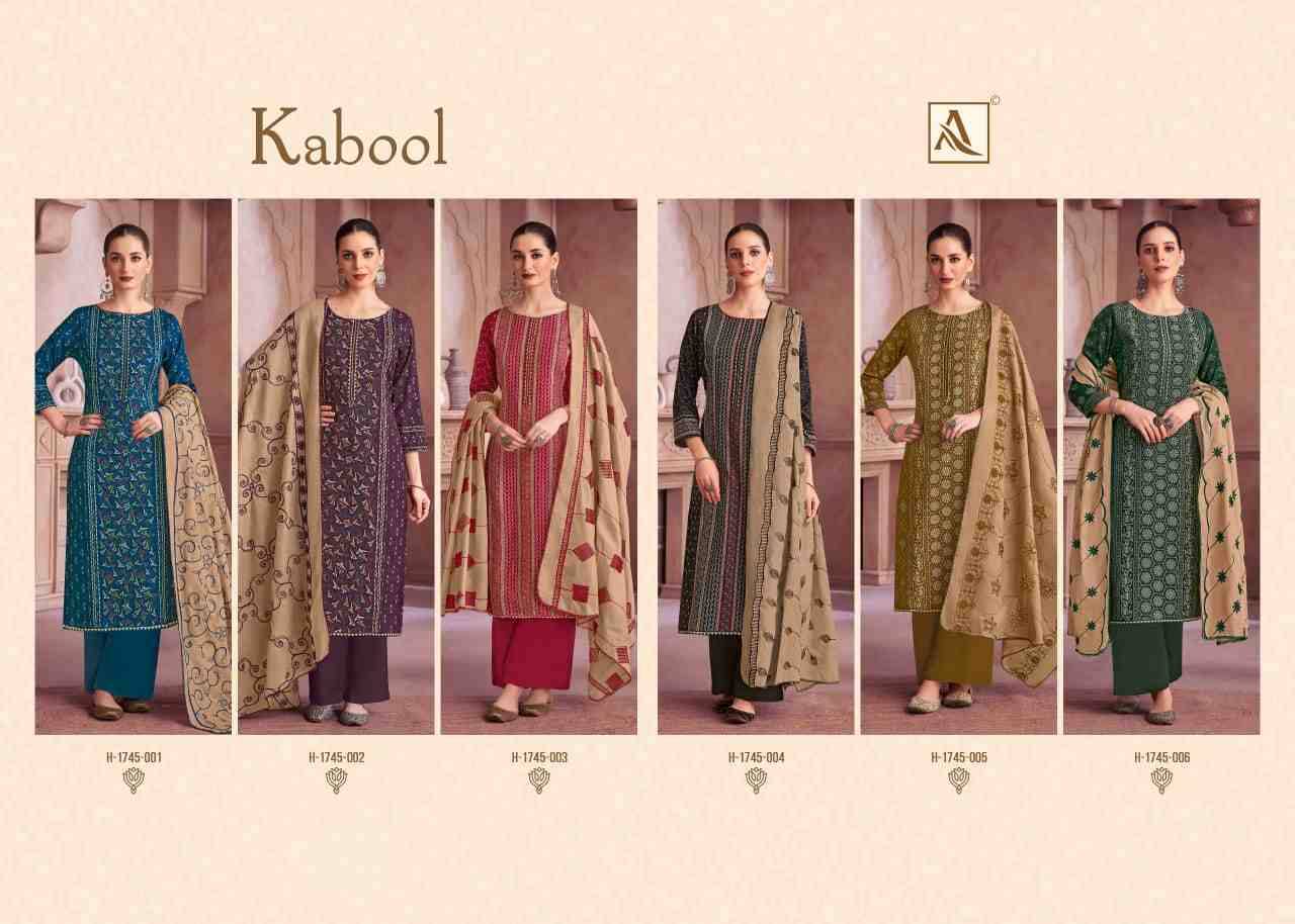 Kabool By Alok Suit 1745-001 To 1745-006 Series Beautiful Festive Suits Stylish Fancy Colorful Casual Wear & Ethnic Wear Pure Viscose Rayon Print Dresses At Wholesale Price