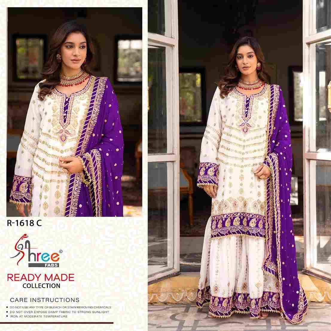 Shree Fabs Hit Design R-1618 Colours By Shree Fabs R-1618-A To R-1618-D Series Designer Pakistani Suits Collection Beautiful Stylish Fancy Colorful Party Wear & Occasional Wear Chinnon Dresses At Wholesale Price