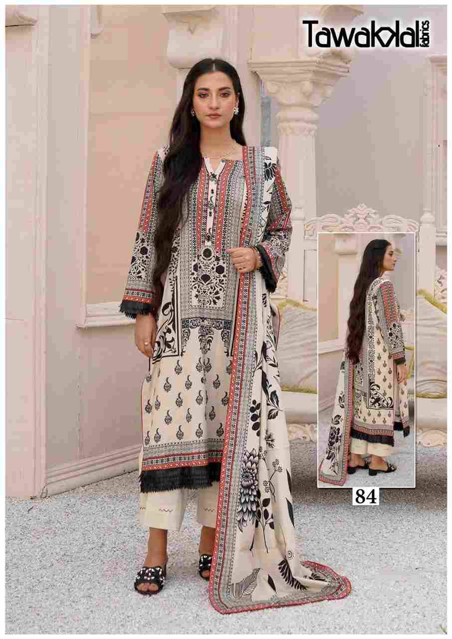 Mehroz Vol-9 By Tawakkal Fab 81 To 90 Series Designer Festive Suits Beautiful Stylish Fancy Colorful Party Wear & Occasional Wear Pure Cotton Dresses At Wholesale Price