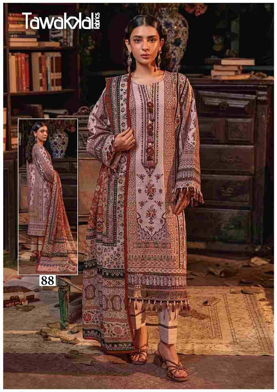 Mehroz Vol-9 By Tawakkal Fab 81 To 90 Series Designer Festive Suits Beautiful Stylish Fancy Colorful Party Wear & Occasional Wear Pure Cotton Dresses At Wholesale Price