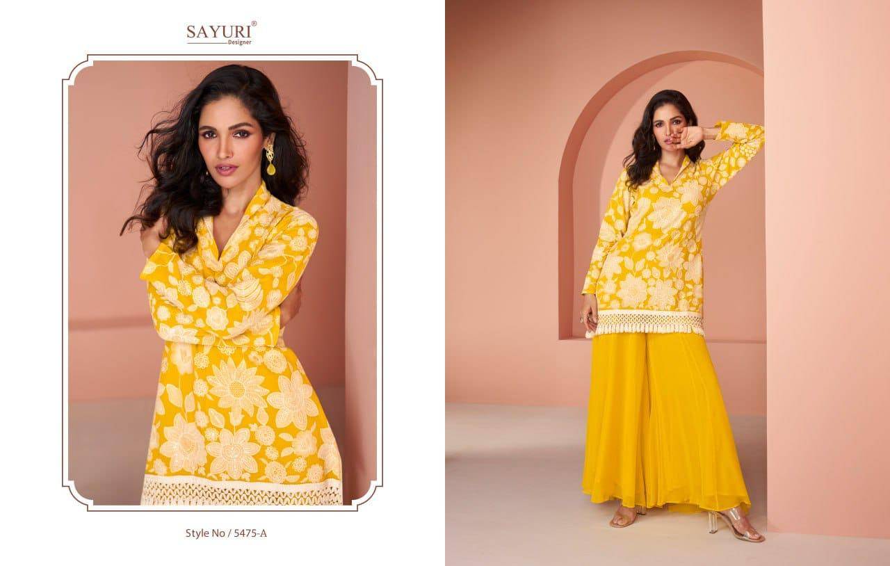 Inayaa 5475 Colours By Sayuri 5475-A To 5475-D Designer Stylish Fancy Colorful Beautiful Party Wear & Ethnic Wear Collection Cotton Silk Co-Ord At Wholesale Price