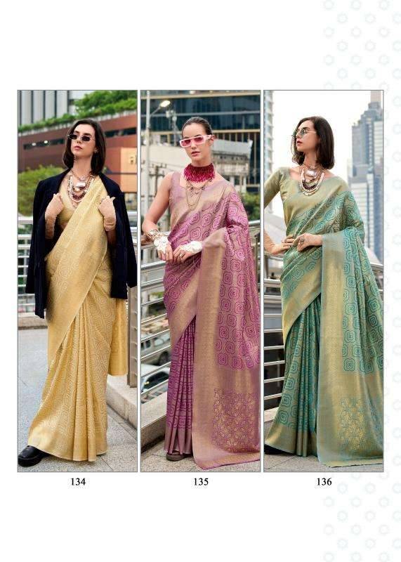 Butterscotch By Rajpath 131 To 136 Series Indian Traditional Wear Collection Beautiful Stylish Fancy Colorful Party Wear & Occasional Wear Handloom Silk Sarees At Wholesale Price