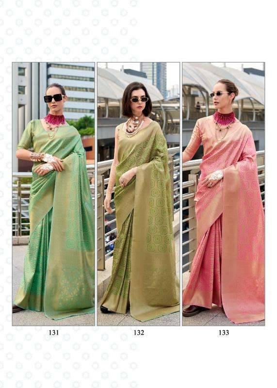 Butterscotch By Rajpath 131 To 136 Series Indian Traditional Wear Collection Beautiful Stylish Fancy Colorful Party Wear & Occasional Wear Handloom Silk Sarees At Wholesale Price