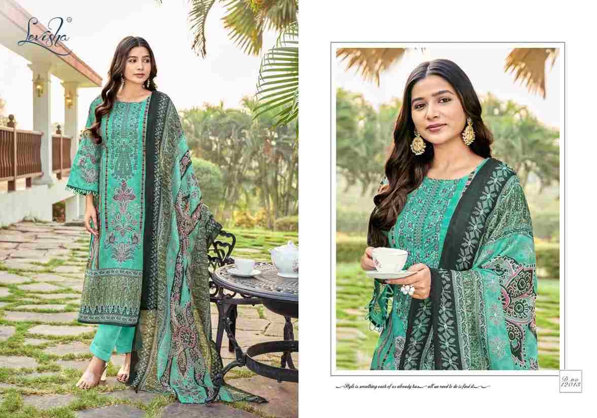 Naira Nx Vol-12 By Levisha 12013 To 12020 Series Beautiful Festive Suits Stylish Fancy Colorful Casual Wear & Ethnic Wear Cambric Lawn Cotton Dresses At Wholesale Price