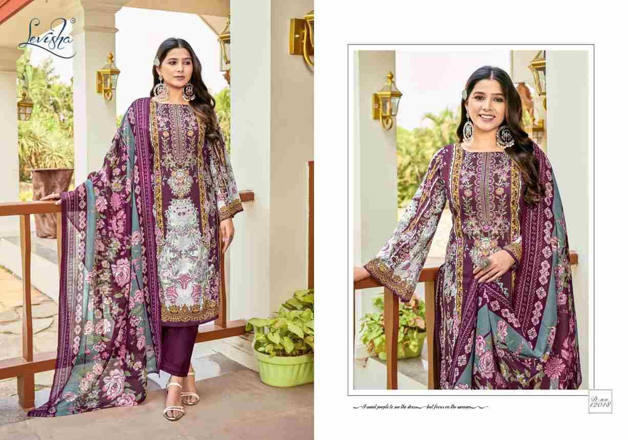 Naira Nx Vol-12 By Levisha 12013 To 12020 Series Beautiful Festive Suits Stylish Fancy Colorful Casual Wear & Ethnic Wear Cambric Lawn Cotton Dresses At Wholesale Price