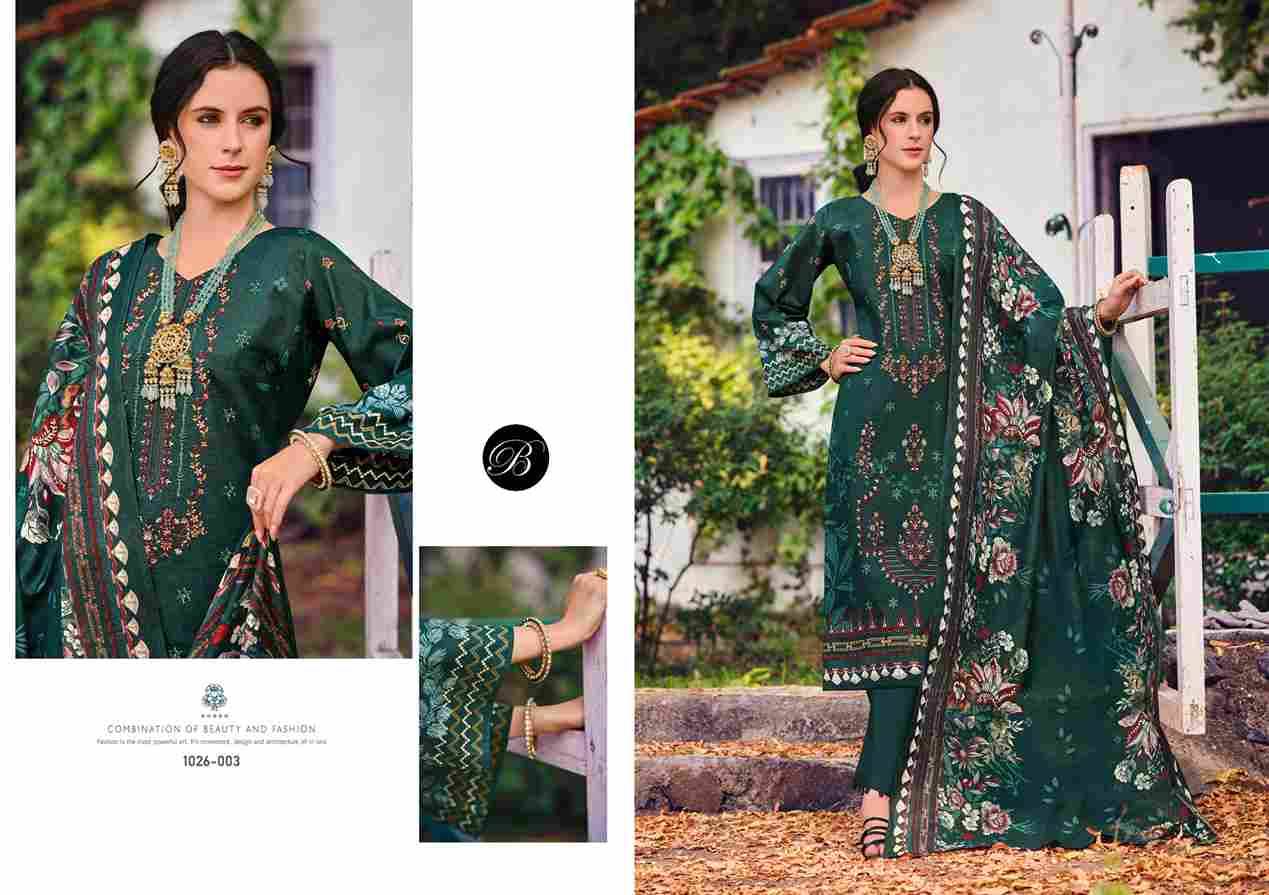 Chevron By Belliza 1026-001 To 1026-004 Series Beautiful Festive Suits Stylish Fancy Colorful Casual Wear & Ethnic Wear Pure Cotton Print Dresses At Wholesale Price