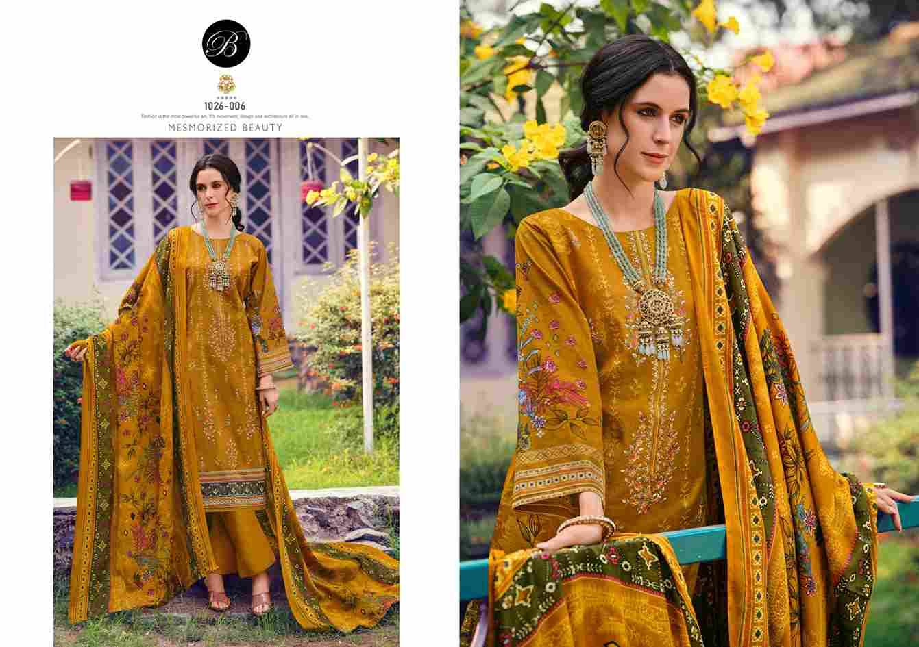 Chevron By Belliza 1026-001 To 1026-004 Series Beautiful Festive Suits Stylish Fancy Colorful Casual Wear & Ethnic Wear Pure Cotton Print Dresses At Wholesale Price