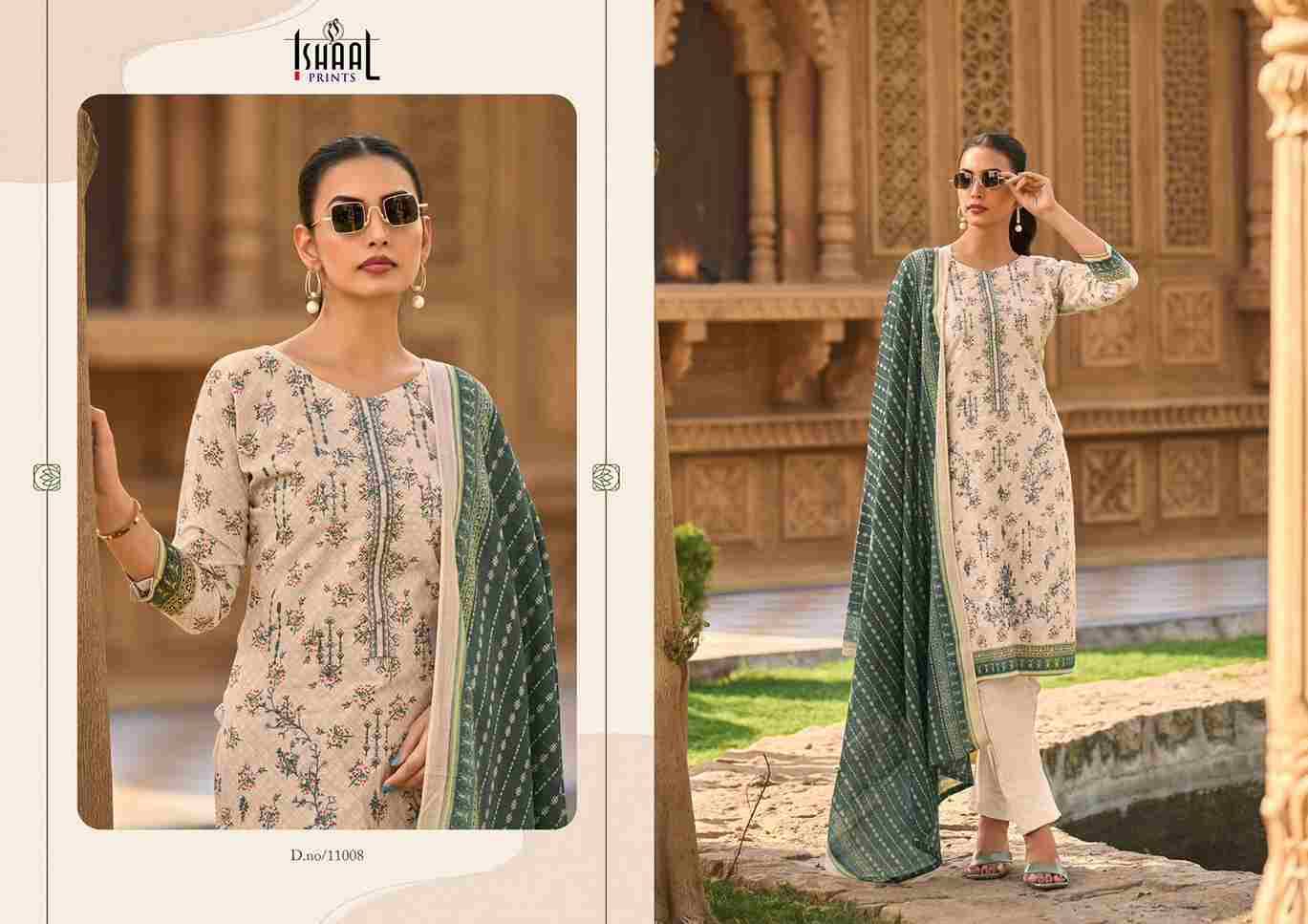 Embroidered Vol-11 By Ishaal Prints 11001 To 11010 Series Beautiful Suits Colorful Stylish Fancy Casual Wear & Ethnic Wear Pure Lawn Printed Dresses At Wholesale Price