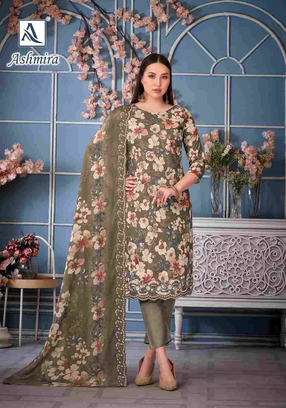 Ashmira By Alok Suit 1737-001 To 1737-006 Series Beautiful Festive Suits Colorful Stylish Fancy Casual Wear & Ethnic Wear Pure Cambric Print With Embroidered Dresses At Wholesale Price