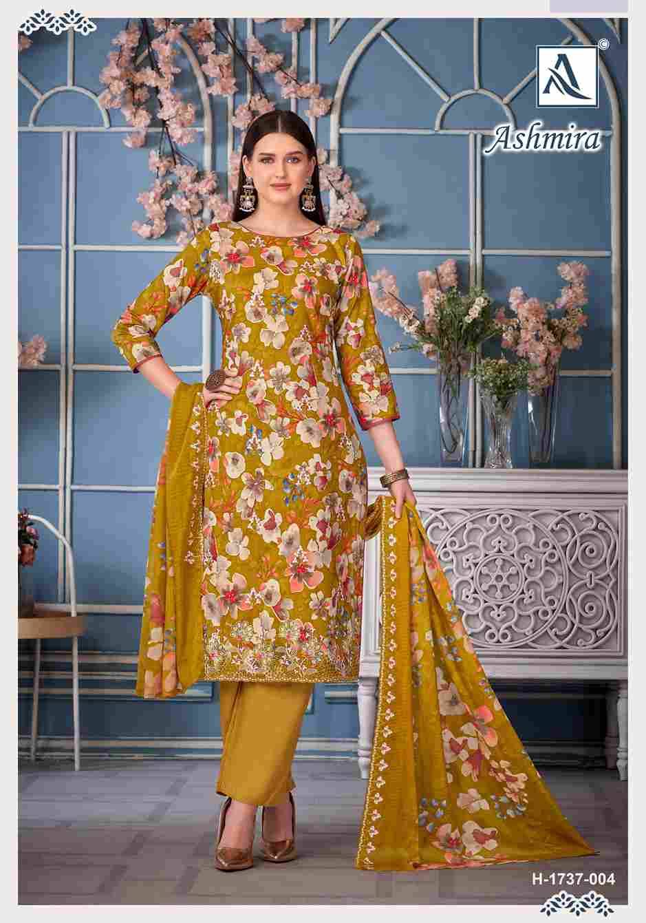 Ashmira By Alok Suit 1737-001 To 1737-006 Series Beautiful Festive Suits Colorful Stylish Fancy Casual Wear & Ethnic Wear Pure Cambric Print With Embroidered Dresses At Wholesale Price