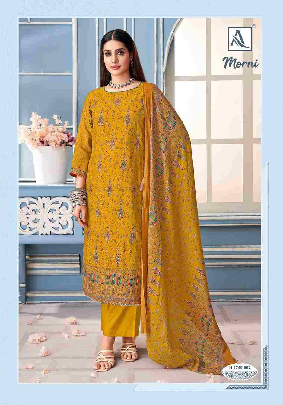 Morni By Alok Suit 1749-001 To 1749-004 Series Beautiful Festive Suits Colorful Stylish Fancy Casual Wear & Ethnic Wear Pure Modal Print With Embroidered Dresses At Wholesale Price