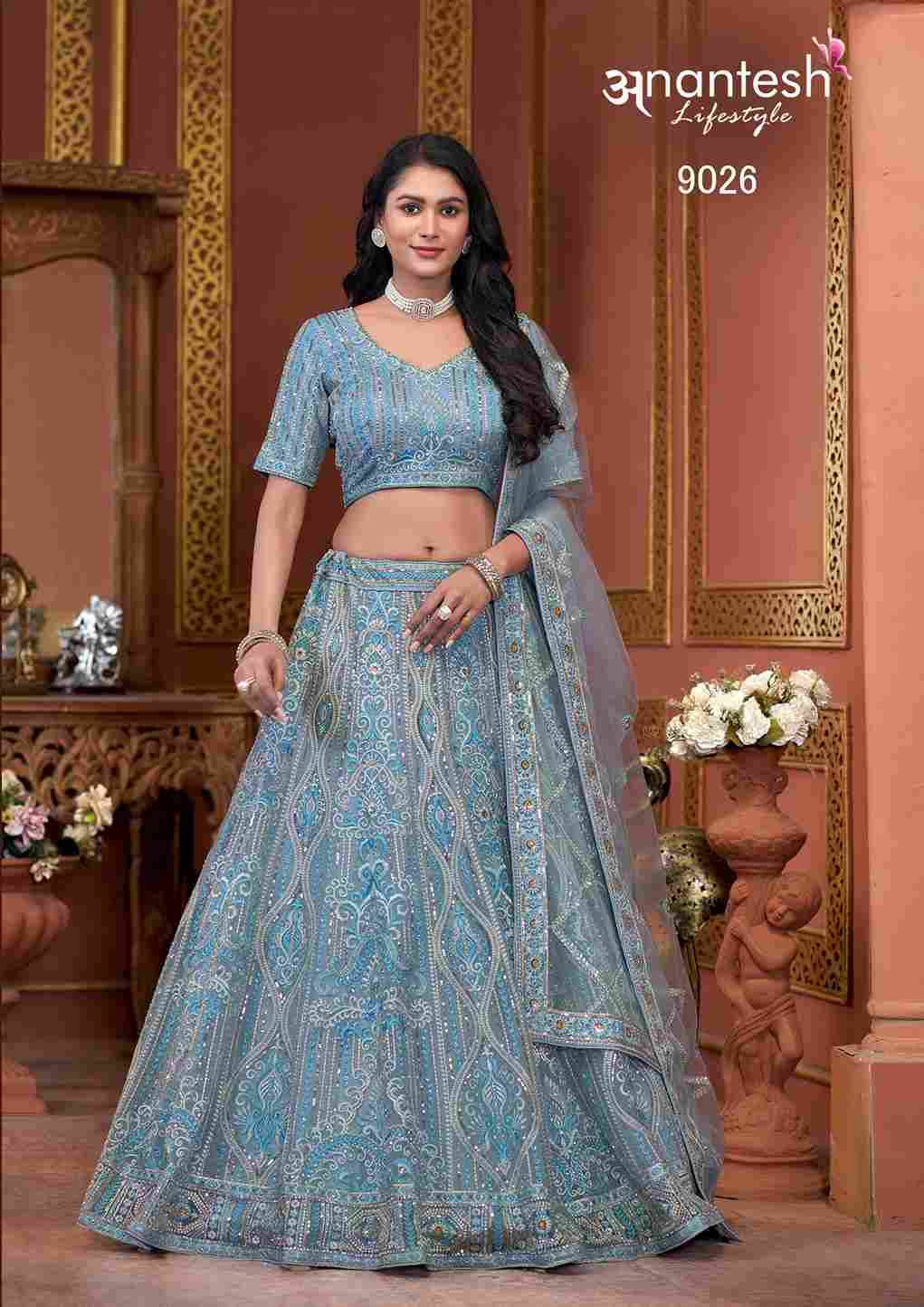 Bridal Couture-2025 By Anantesh Lifestyle Beautiful Colorful Fancy Wedding Collection Occasional Wear & Party Wear Georgette/Net Lehengas At Wholesale Price