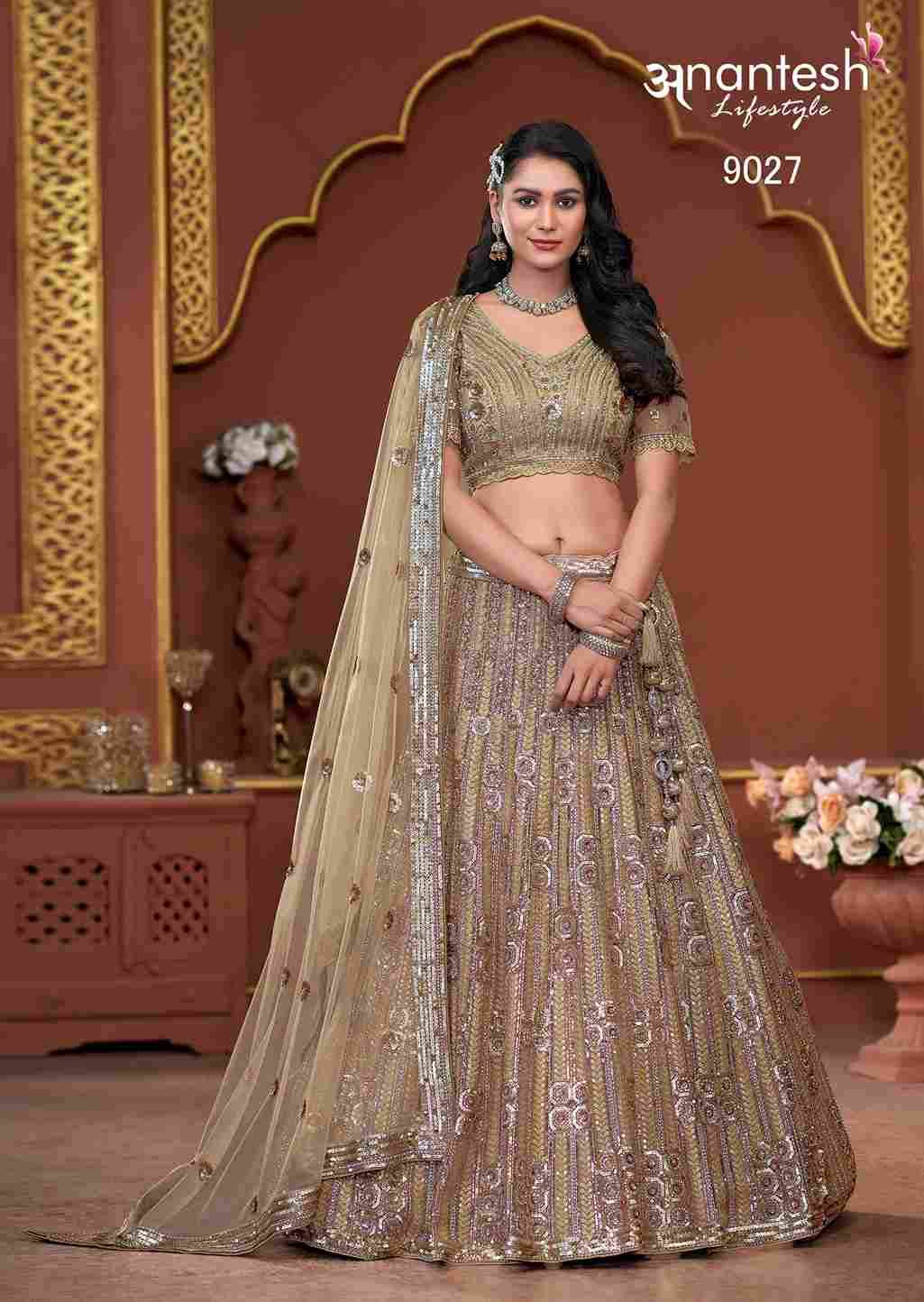 Bridal Couture-2025 By Anantesh Lifestyle Beautiful Colorful Fancy Wedding Collection Occasional Wear & Party Wear Georgette/Net Lehengas At Wholesale Price