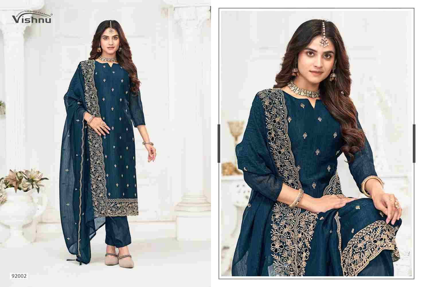 Lamhey By Vishnu 92001 To 92008 Series Beautiful Stylish Festive Suits Fancy Colorful Casual Wear & Ethnic Wear & Ready To Wear Crunchey Blooming Dresses At Wholesale Price