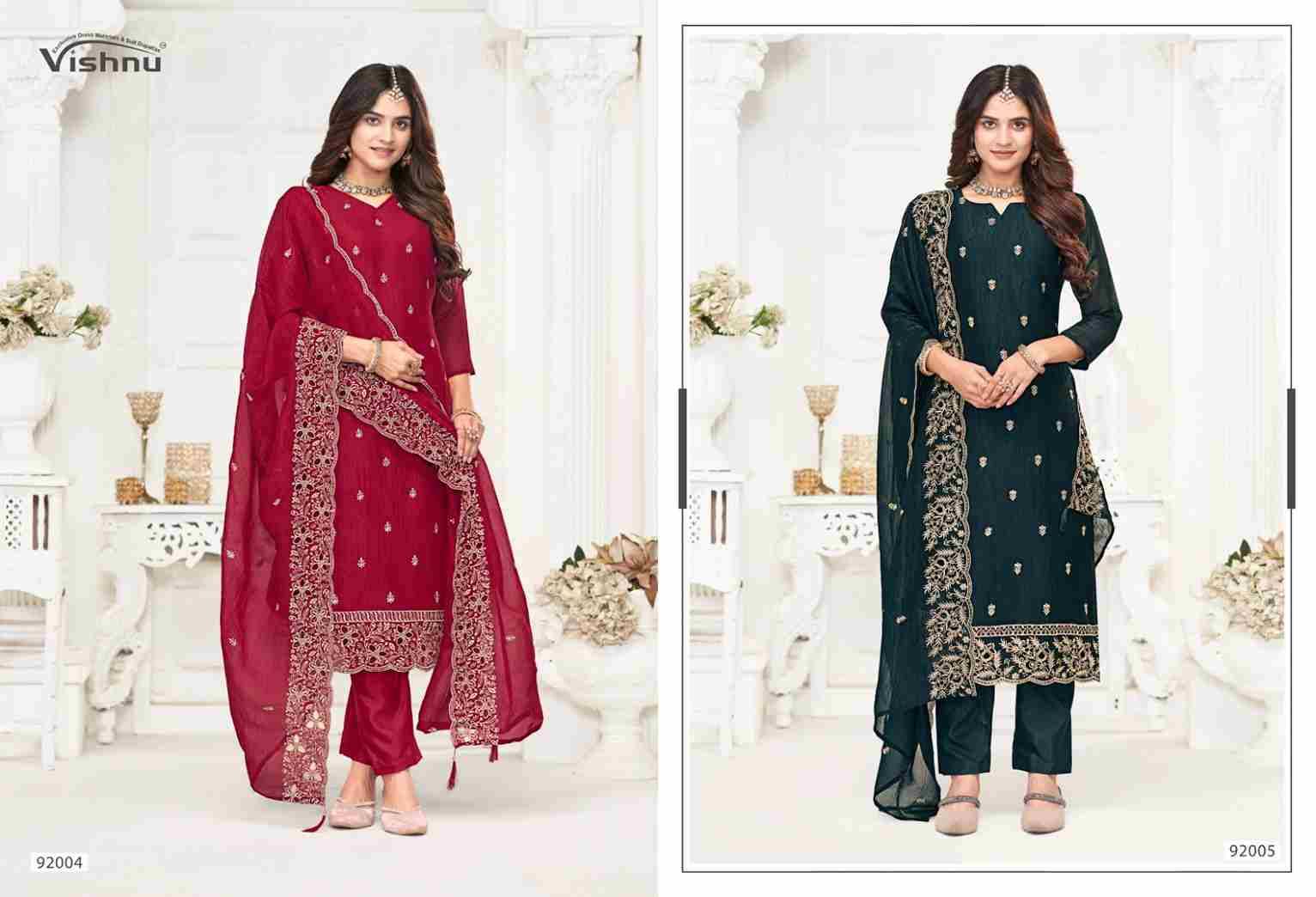 Lamhey By Vishnu 92001 To 92008 Series Beautiful Stylish Festive Suits Fancy Colorful Casual Wear & Ethnic Wear & Ready To Wear Crunchey Blooming Dresses At Wholesale Price