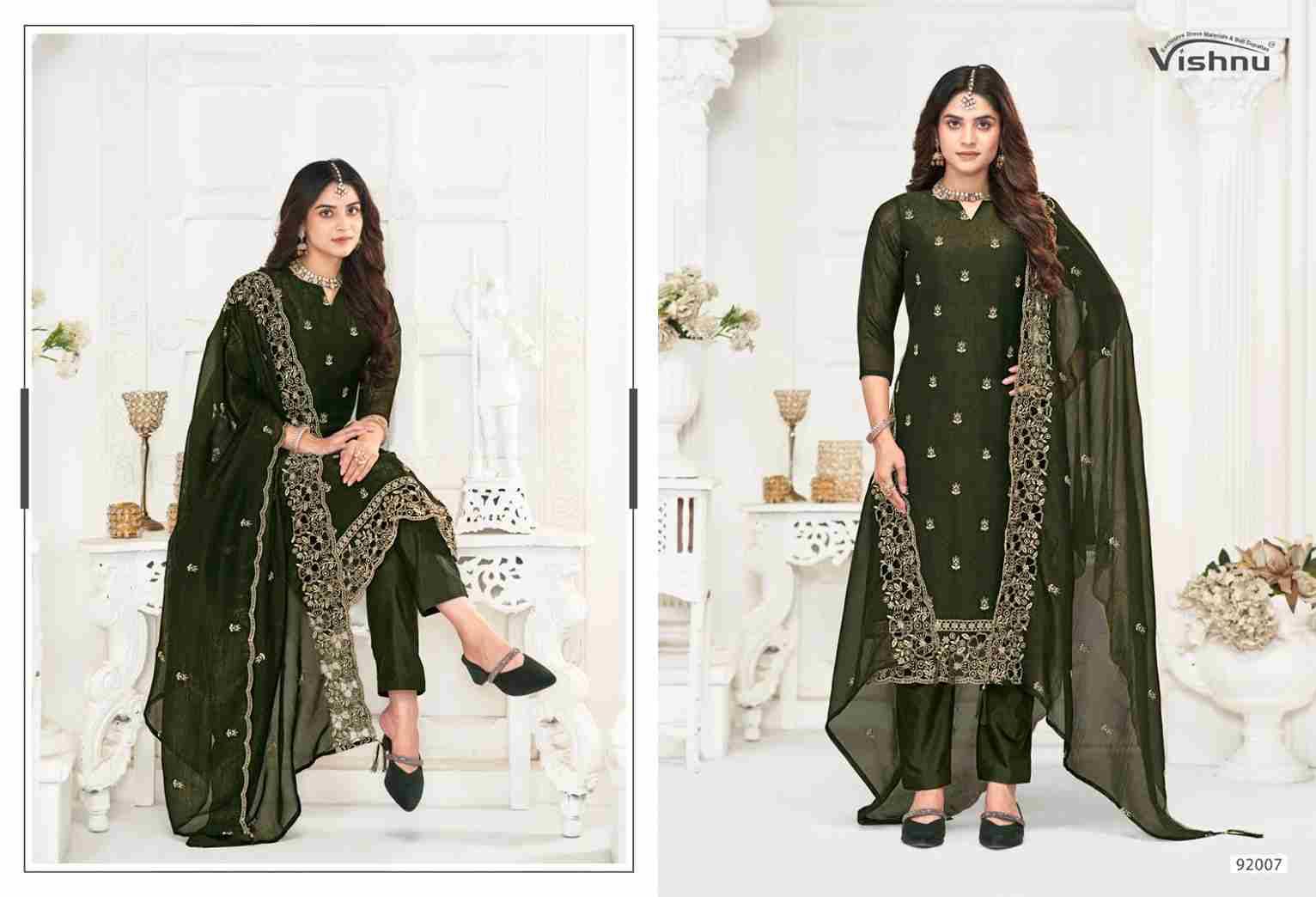 Lamhey By Vishnu 92001 To 92008 Series Beautiful Stylish Festive Suits Fancy Colorful Casual Wear & Ethnic Wear & Ready To Wear Crunchey Blooming Dresses At Wholesale Price