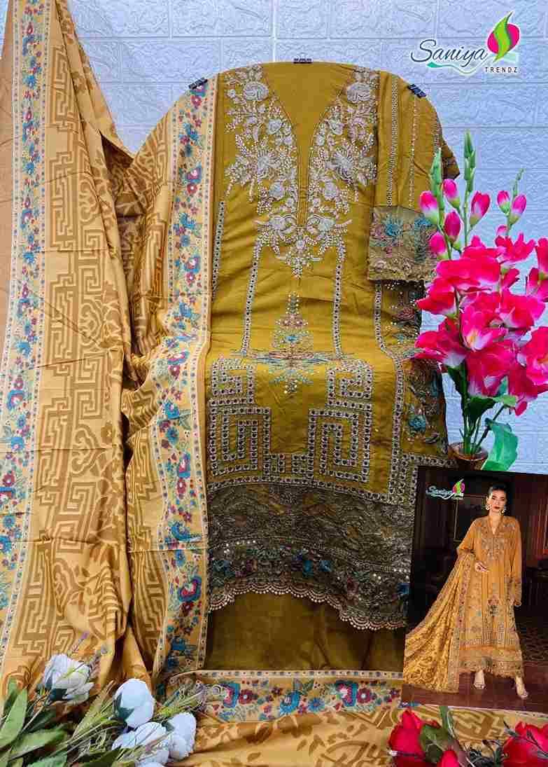 Saniya Trendz Hit Design 7121 By Saniya Trendz Beautiful Pakistani Suits Colorful Stylish Fancy Casual Wear & Ethnic Wear Rayon Embroidered Dresses At Wholesale Price