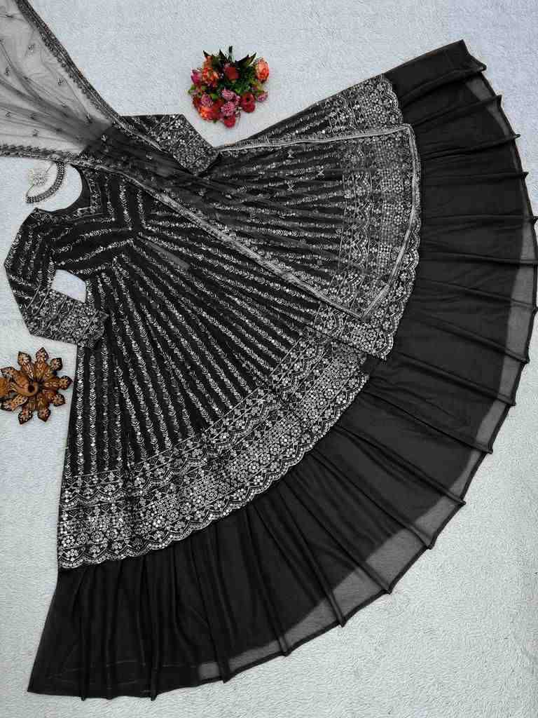 6453 By Fashid Wholesale 01 To 04 Series Kd Beautiful Festive Suits Colorful Stylish Fancy Casual Wear & Ethnic Wear Faux Georgette Dresses At Wholesale Price