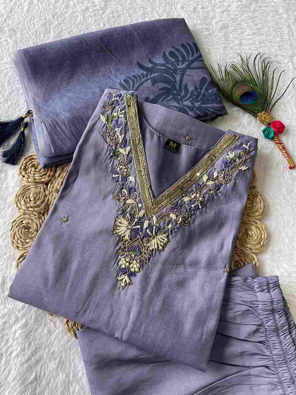 Kr-345 By Fashid Wholesale 01 To 02 Designer Festive Suits Collection Beautiful Stylish Fancy Colorful Party Wear & Occasional Wear Roman Silk Kurti With Pent At Wholesale Price
