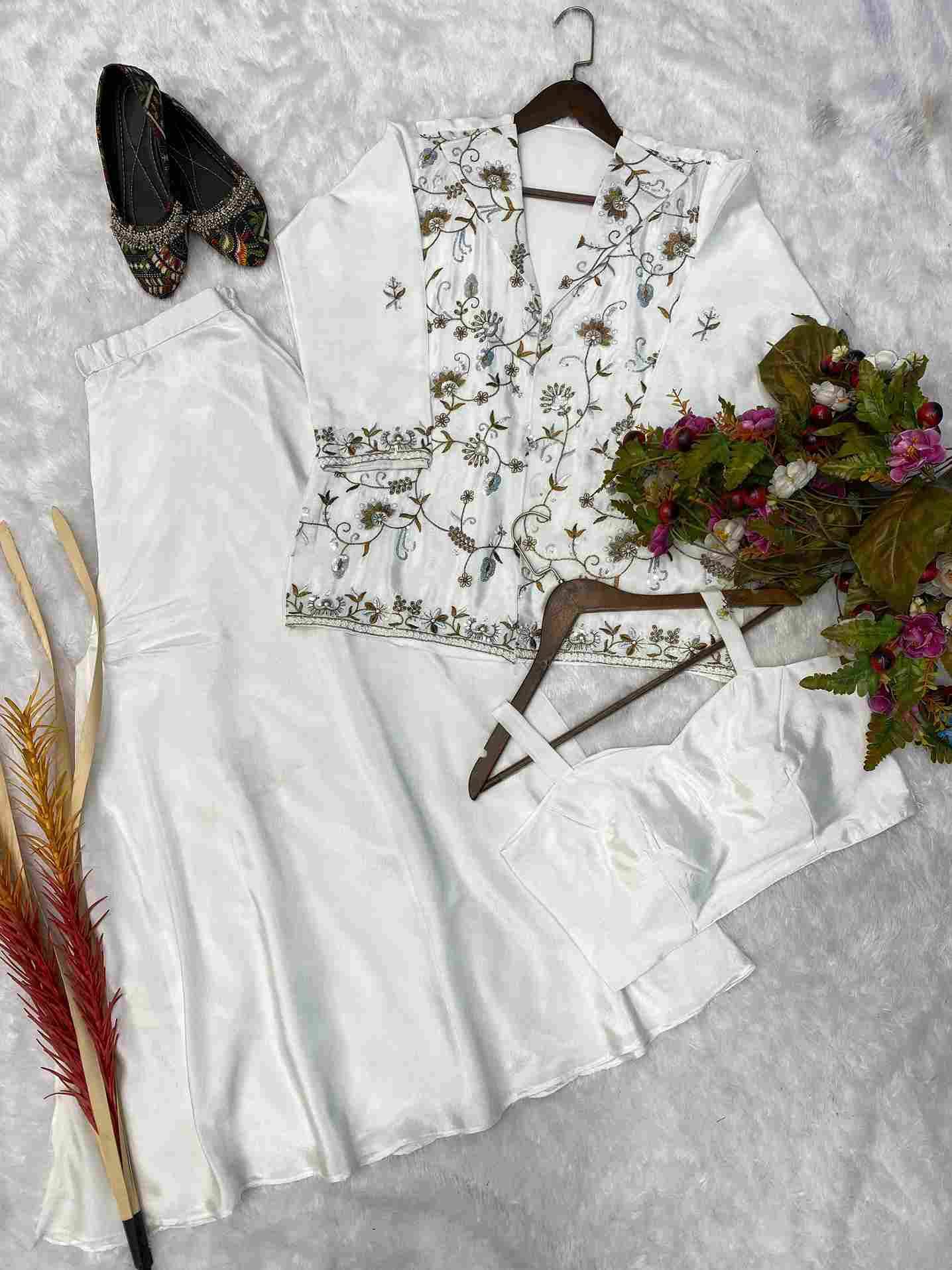 L-1798 By Kaamiri 01 To 02 Series Designer Stylish Fancy Colorful Beautiful Party Wear & Ethnic Wear Collection Silk Tops With Bottom At Wholesale Price