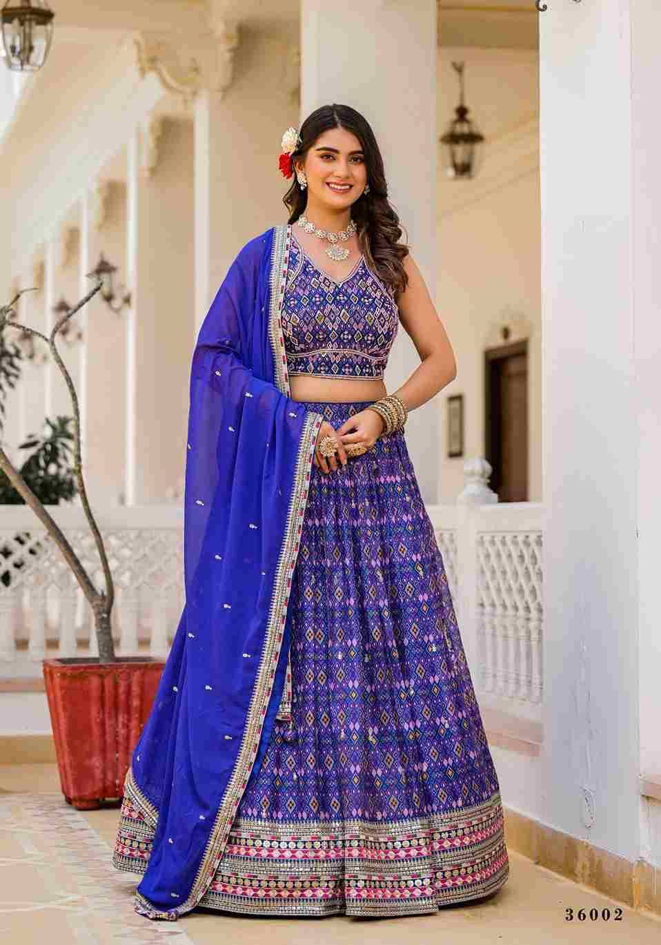 Lehenga 36001 Series By Fashid Wholesale 36001 To 36003 Series Beautiful Colorful Fancy Wedding Collection Occasional Wear & Party Wear Georgette Lehengas At Wholesale Price