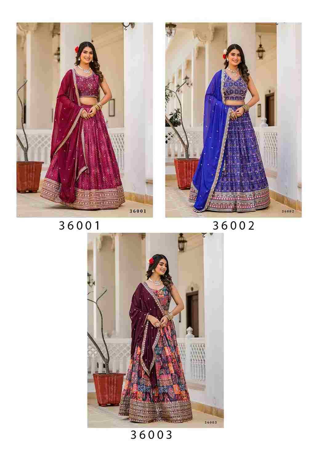 Lehenga 36001 Series By Fashid Wholesale 36001 To 36003 Series Beautiful Colorful Fancy Wedding Collection Occasional Wear & Party Wear Georgette Lehengas At Wholesale Price