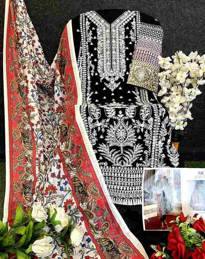 Al Khushbu Hit Design 6033 By Al Khushbu Beautiful Pakistani Suits Colorful Stylish Fancy Casual Wear & Ethnic Wear Faux Georgette Embroidered Dresses At Wholesale Price