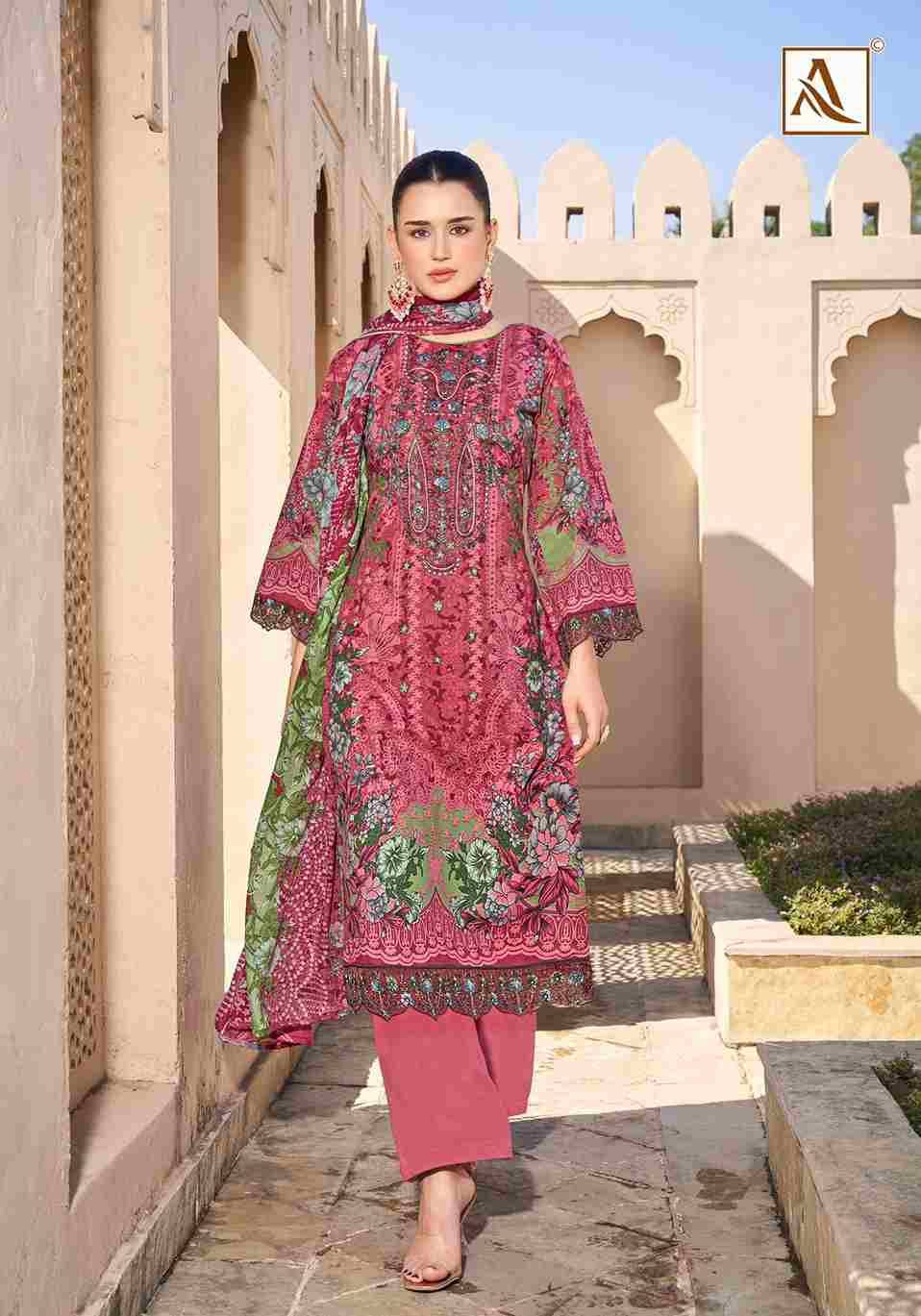 Qurbat Vol-17 By Alok Suit 1723-001 To 1723-008 Series Beautiful Festive Suits Colorful Stylish Fancy Casual Wear & Ethnic Wear Pure Cambric Cotton Dresses At Wholesale Price