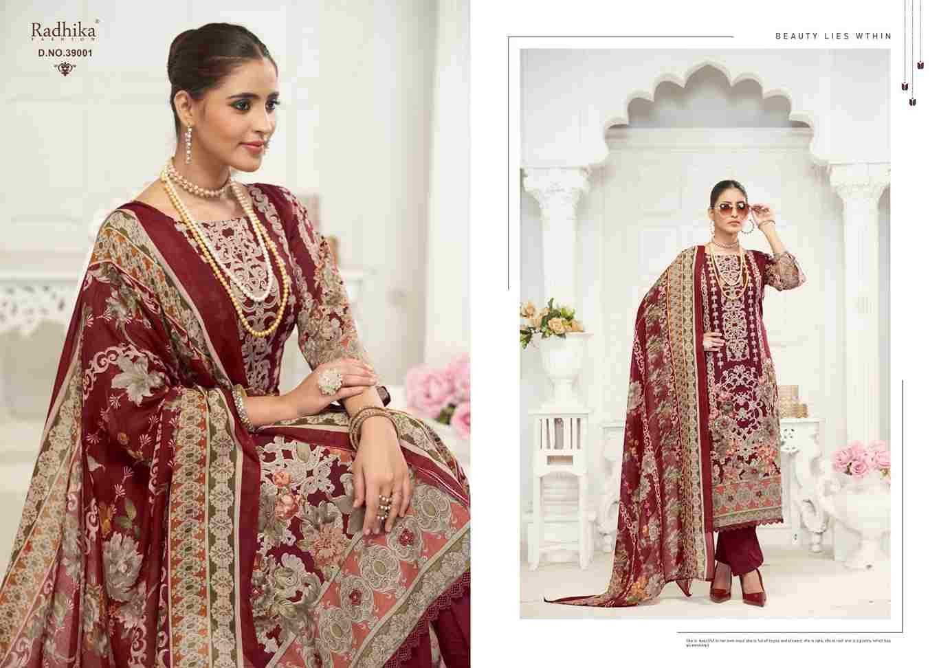 Nazia By Azara 39001 To 39002 Series Beautiful Festive Suits Stylish Fancy Colorful Casual Wear & Ethnic Wear Pure Cambric Cotton Dresses At Wholesale Price