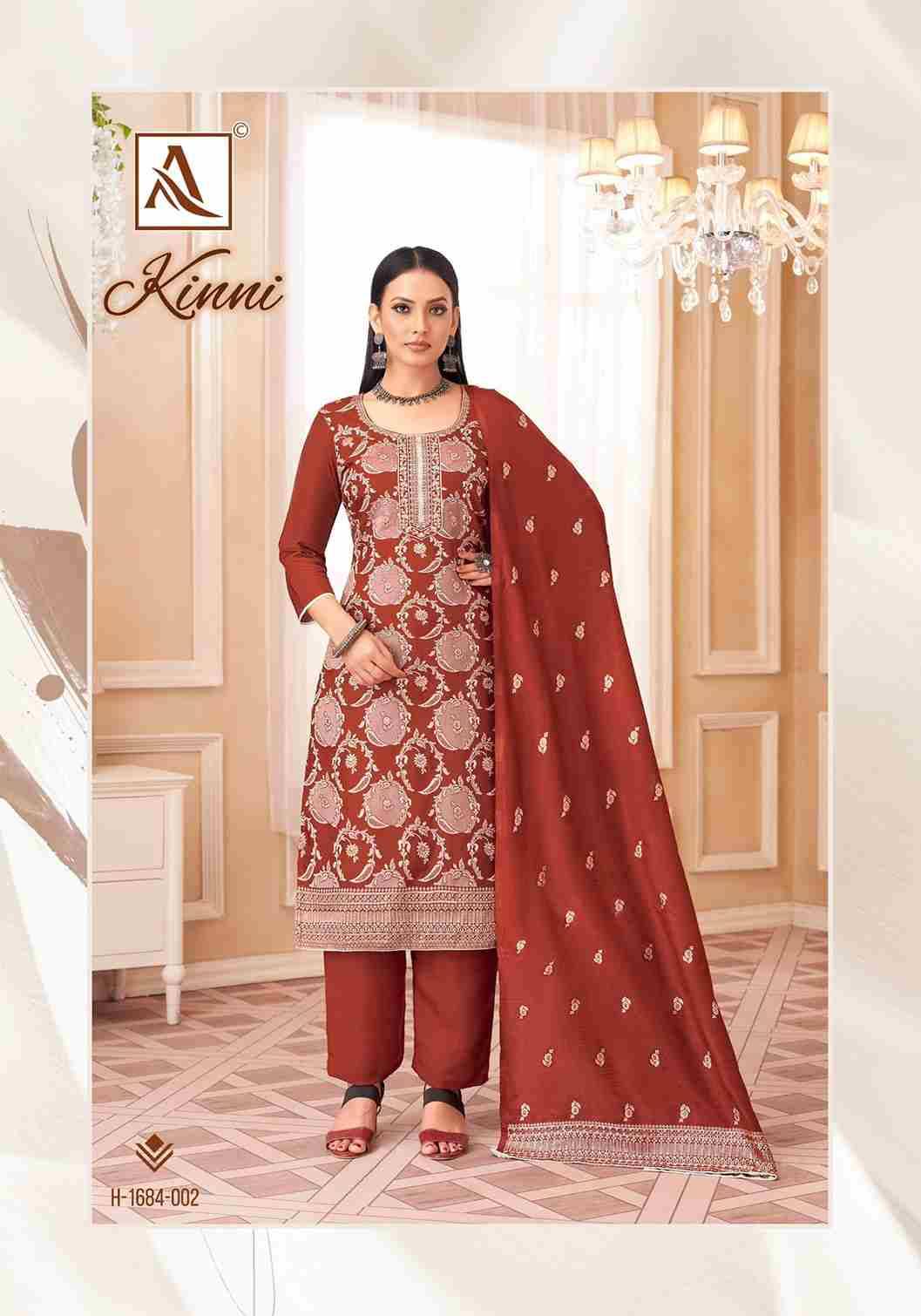 Kinni By Alok Suit 1684-001 To 1684-006 Series Beautiful Festive Suits Colorful Stylish Fancy Casual Wear & Ethnic Wear Pure Muslin Jacquard Dresses At Wholesale Price