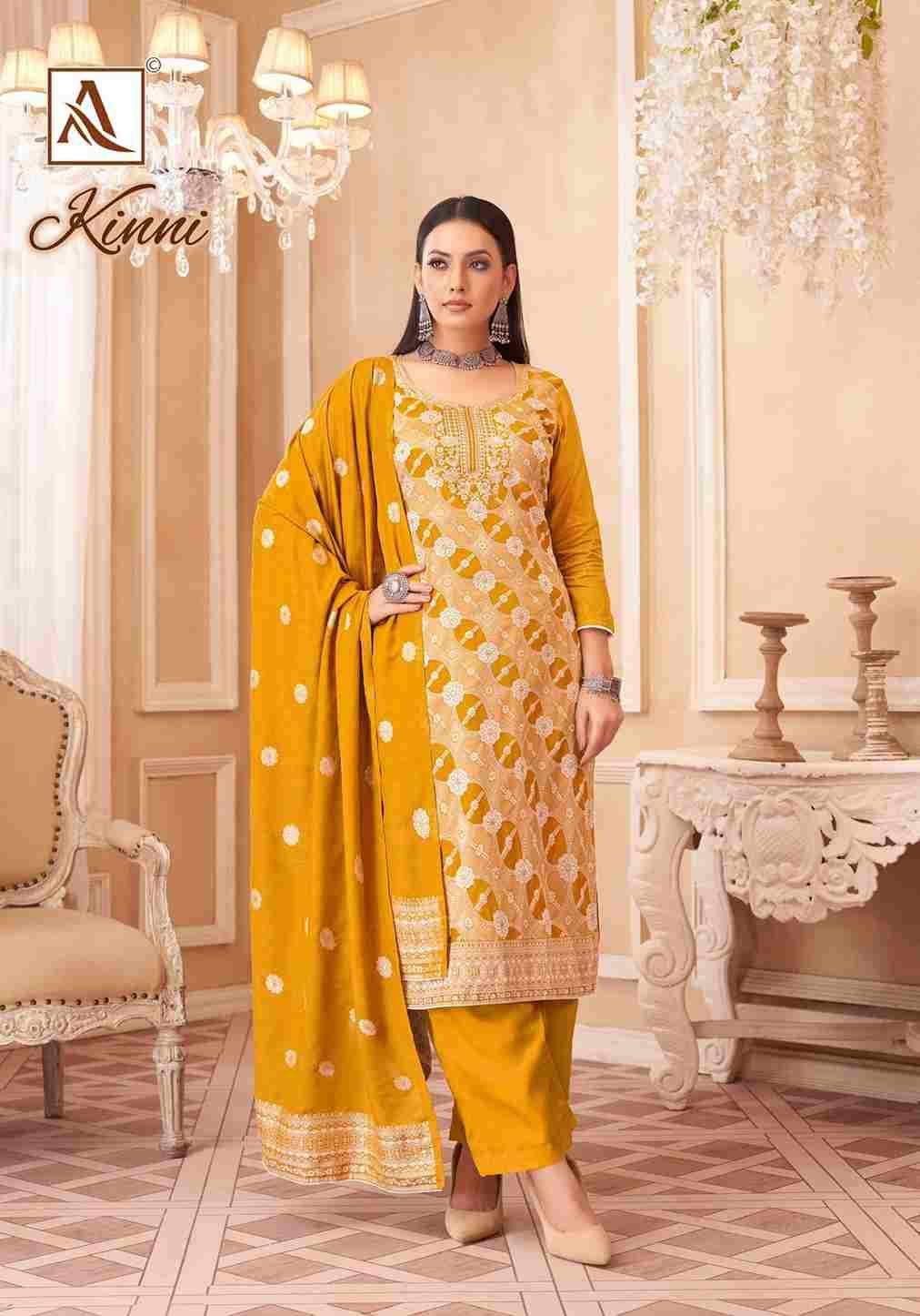 Kinni By Alok Suit 1684-001 To 1684-006 Series Beautiful Festive Suits Colorful Stylish Fancy Casual Wear & Ethnic Wear Pure Muslin Jacquard Dresses At Wholesale Price