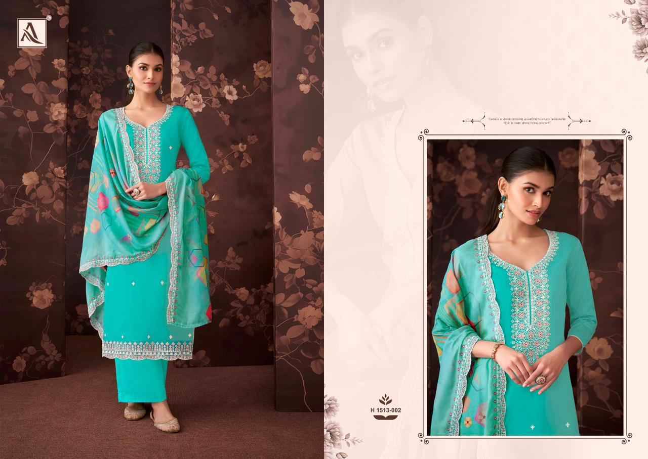 Alvina By Alok Suit 1513-001 To 1513-006 Series Beautiful Festive Suits Colorful Stylish Fancy Casual Wear & Ethnic Wear Pure Jam Cotton Dresses At Wholesale Price